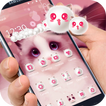 Pink menina bonito Kitty tema