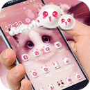 Cartoon pink cute Kitty theme APK