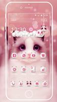 Cartoon pink cute Kitty theme screenshot 2