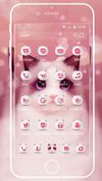 Cartoon pink cute Kitty theme screenshot 3