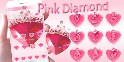 Pink Diamond Launcher Theme โปสเตอร์