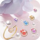 Pink Pearl Jewelry Theme icône