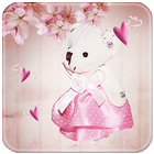 Pink Princess Bear Theme Zeichen