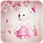 Pink Princess Bear Theme ไอคอน