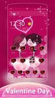 Happy Valentine Love Theme постер