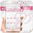 Silver Pink Bow-knot Theme