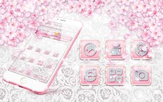 Silver Pink Bow-knot Theme screenshot 3