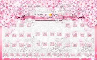 Silver Pink Bow-knot Theme screenshot 1