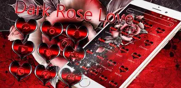 Escura Rosa tema red rose