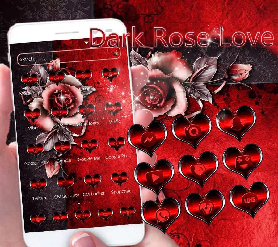 Dark Rose bad romance Theme APK for Android Download