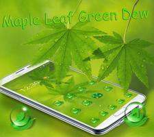 Maple leaf green dew Theme ảnh chụp màn hình 3