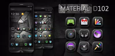 Cool Black Material Theme