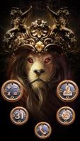 پوستر Royal King Fire Lion Theme