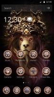 برنامه‌نما Royal King Fire Lion Theme عکس از صفحه