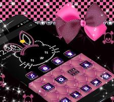 Pink Kitty Diamond Princess Theme اسکرین شاٹ 2