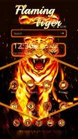 Flaming Tigre Tema imagem de tela 2