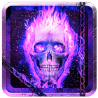 Ice Fire Skull Knight Theme icône