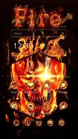 Fire Skull Theme ảnh chụp màn hình 2