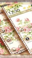 Pink Peony Flower Launcher الملصق
