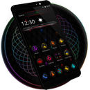 Color Fluorescent Black theme APK