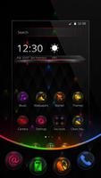 Color Fluorescent Black theme Screenshot 2