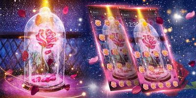 Deluxe Queen roze rozen romantische liefde thema-poster