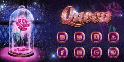 The Queen Love Rose Theme پوسٹر