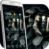 Hell skull ring theme 3d icon