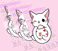 Cute Cartoon Cat theme screenshot 1