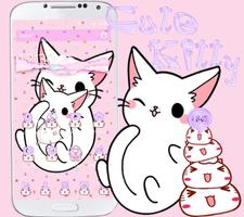 Cute Cartoon Cat theme screenshot 3