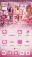 Pink Candy Lolipopo Cute Theme Girls Love Happy screenshot 1