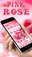 Pink Blush Rose Theme and Live wallpaper capture d'écran 2