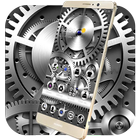 Silver Mechanical Gears Theme icon