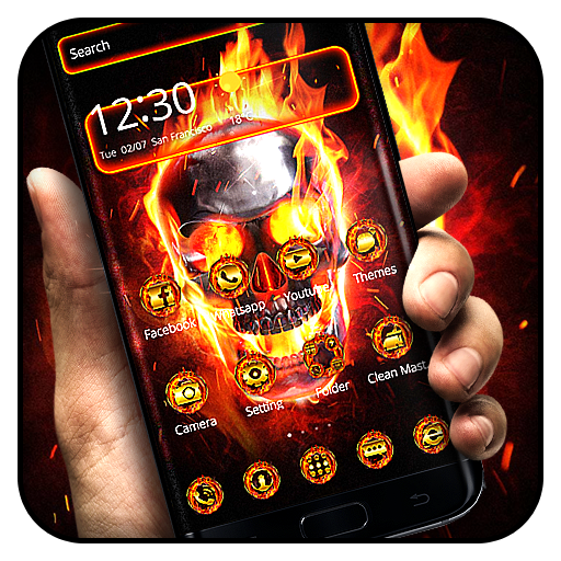 Burning Skull Theme