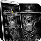 3d Mr. Skeleton dark theme icon