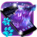 Night Sky Spirit Wolf Launcher Theme APK