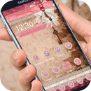 retro lace pink diamonds 3d theme APK