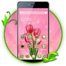 Pink Tulips Android Theme APK