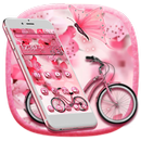 Pink Sakura 2D Theme and wallpaper APK