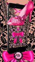 Pink Lace High Heels Theme poster