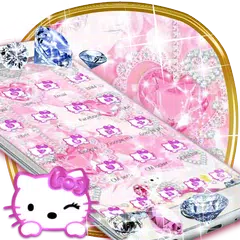 Kitten pink diamonds sweet princess theme