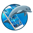 Ocean seaworld dolphin 2d (free)Theme アイコン