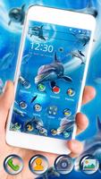 Ocean seaworld dolphin 2d (free)Theme ポスター