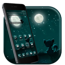 Moonlight Cat Android Theme APK