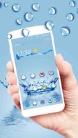 Drops of water theme โปสเตอร์