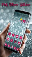 برنامه‌نما Silver Pink Glitter launcher for Galaxy S8 lovers عکس از صفحه