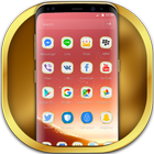 Rose Gold Classy Theme cho Galaxy S8 biểu tượng