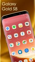 Rose Gold Classy Theme cho Galaxy S8 ảnh chụp màn hình 1
