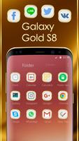 Rose Gold Classy Theme cho Galaxy S8 ảnh chụp màn hình 2