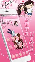 Cute Love 2D Theme imagem de tela 2